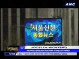 OFW in South Korea says situation is normal