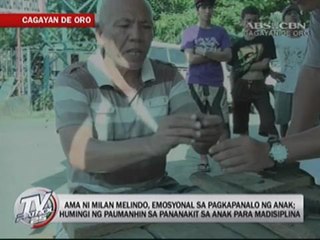Father emotional over Melindo's win