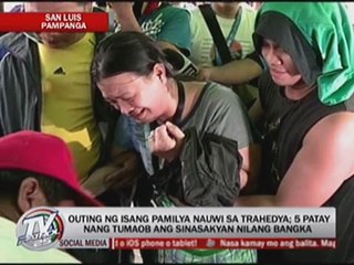 5 drown in Pampanga River as family vacation turns tragic