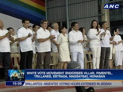 'White Vote Movement' endorses 6 senatorial candidates