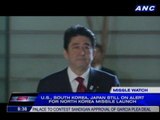 US, S. Korea, Japan still on alert for N. Korea missile launch