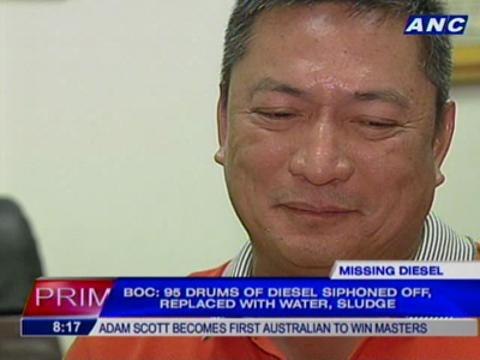 Over P 700,000 worth of diesel stolen in Pampanga customs office