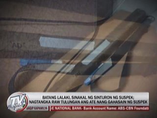 Suspect in boy's slay admits taking drugs