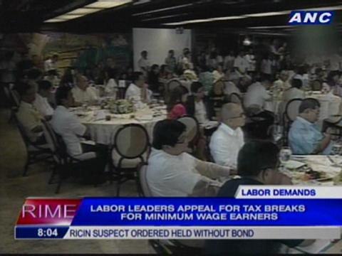 Aquino meets with labor leaders in Malacañang