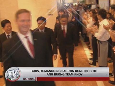 Kris campaigns for Junjun Binay, mum on Nancy