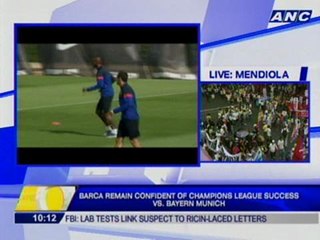 Video herunterladen: Barca remain confident of Champions League success vs. Bayern Munich