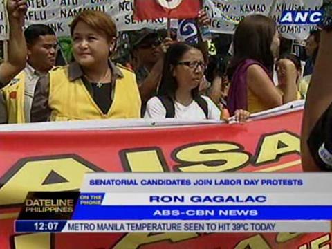 Worker groups mark Labor Day with protests