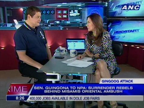 Guingona to NPA: Surrender rebels behind Misamis Oriental ambush