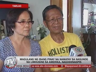 Newly-wed Pinay's death stuns parents in US