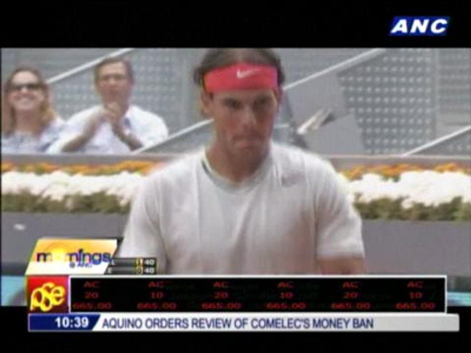 Nadal eases in Madrid Open 3rd round