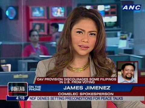 Comelec on OAV provision discouraging some Filipinos in U.S. from voting