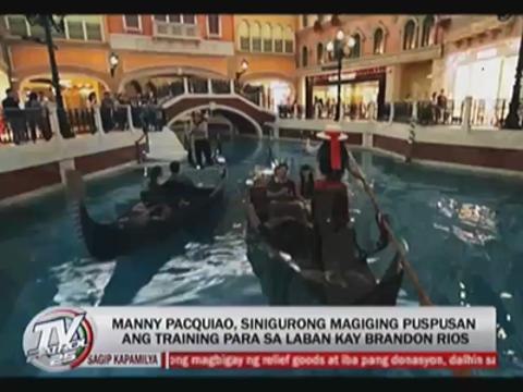 Pacquiao vows to train hard for Rios bout