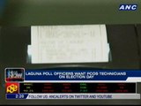 Laguna poll officers want PCOS technicians on Election Day