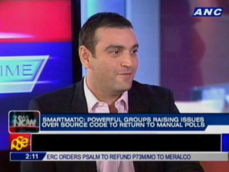 Smartmatic: Powerful groups raising issues over source code to return to manual polls