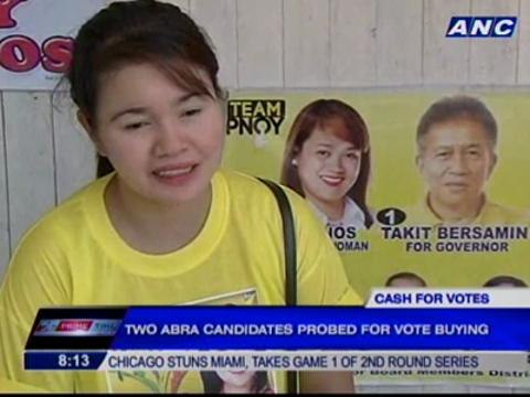 Two Abra candidates probed for vote buying