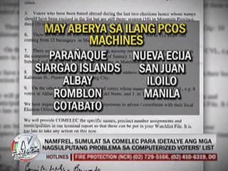 Namfrel expects problems on election day