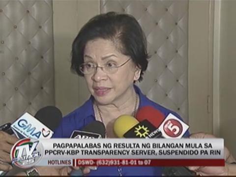 PPCRV suspends release of poll results