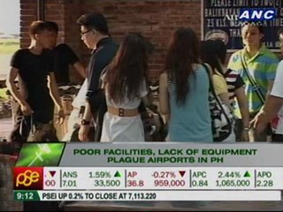 Poor facilities, lack of equipment plague PH airports