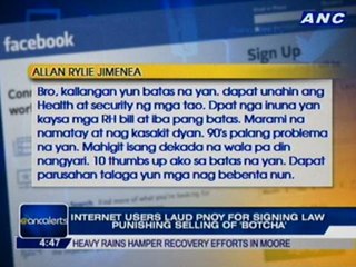 Download Video: Internet users laud PNoy for signing law punishing selling of 'botcha'