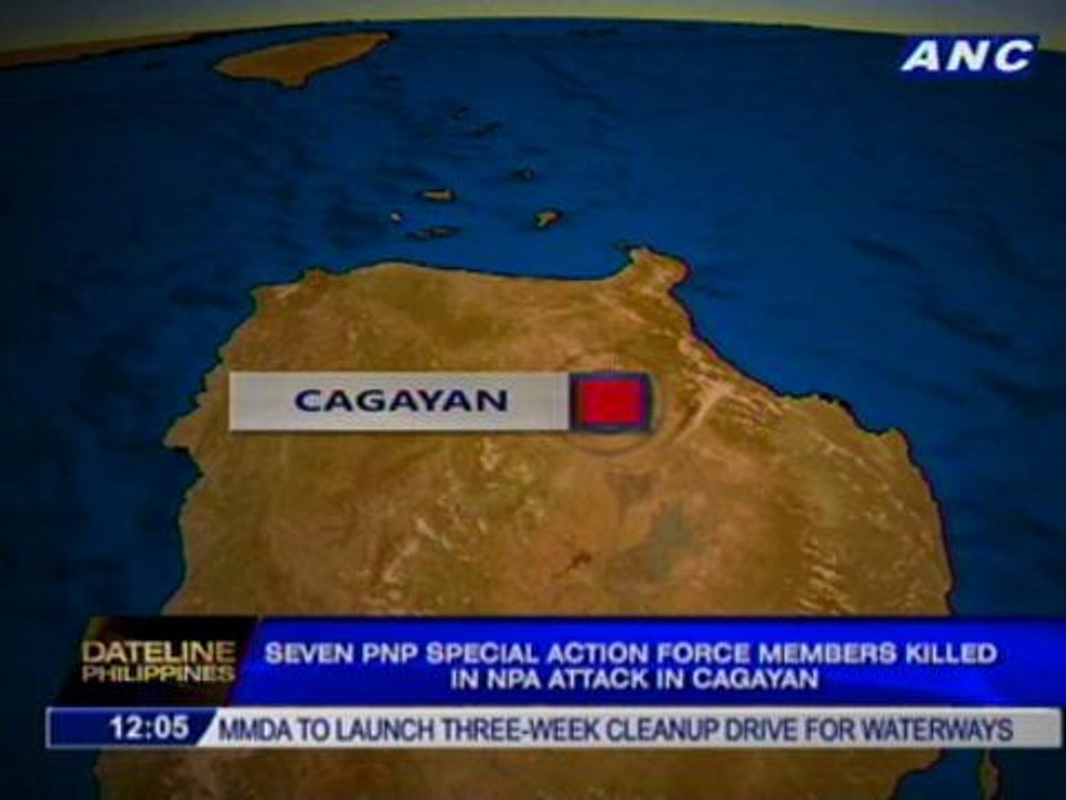 7 PNP special action force members killed in NPA attack in Cagayan