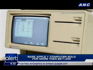 Rare Apple-1 Computer sold for more than $671,000