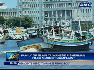 Video herunterladen: NBI agents inspect Taiwanese boat, interview slain fisherman's companions