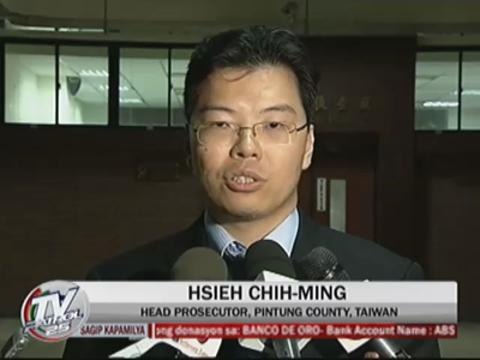 Slain Taiwanese fisherman's daughter files murder raps