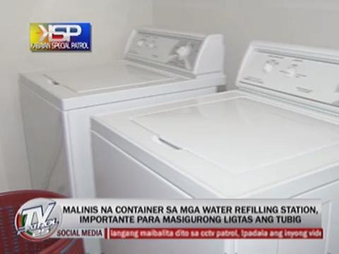 Water refilling stations caught violating sanitary rules