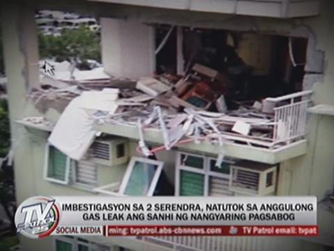 UP expert eyes 'gas leak' in Serendra blast