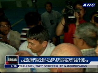 Ombudsman files forfeiture case against ex-military comptroller Ligot