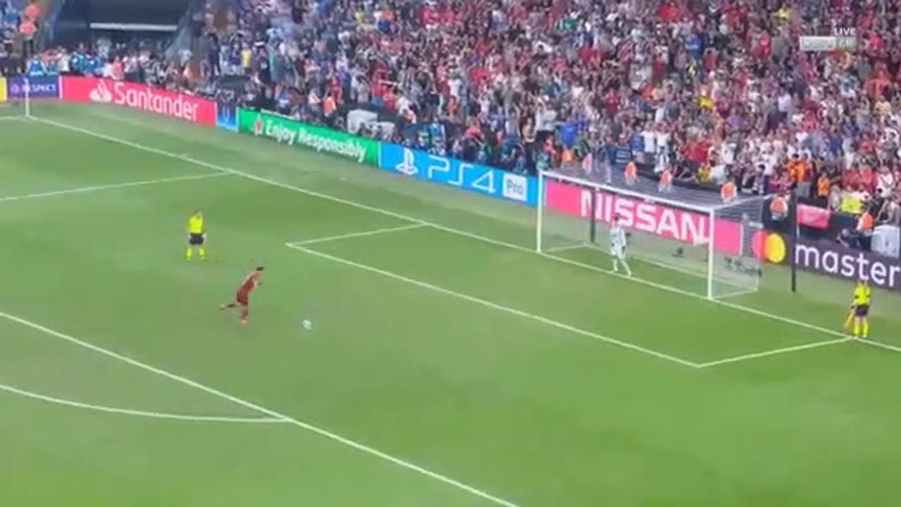 ركلات الترجيح بين ليفربول وتشلسي 5:4فوز ليفربول بالسوبر الايطالي