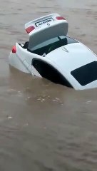 En colère parce qu'il n'a pas aimé le cadeau, un jeune de Haryanas Yamunanagar a poussé sa nouvelle voiture dans une rivière