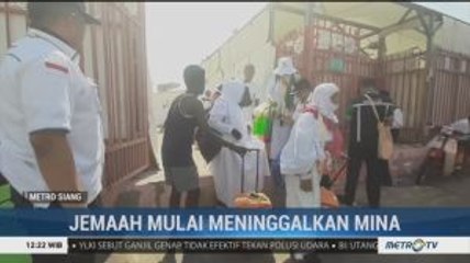 Jemaah Haji Nafar Tsani Mulai Meninggalkan Mina