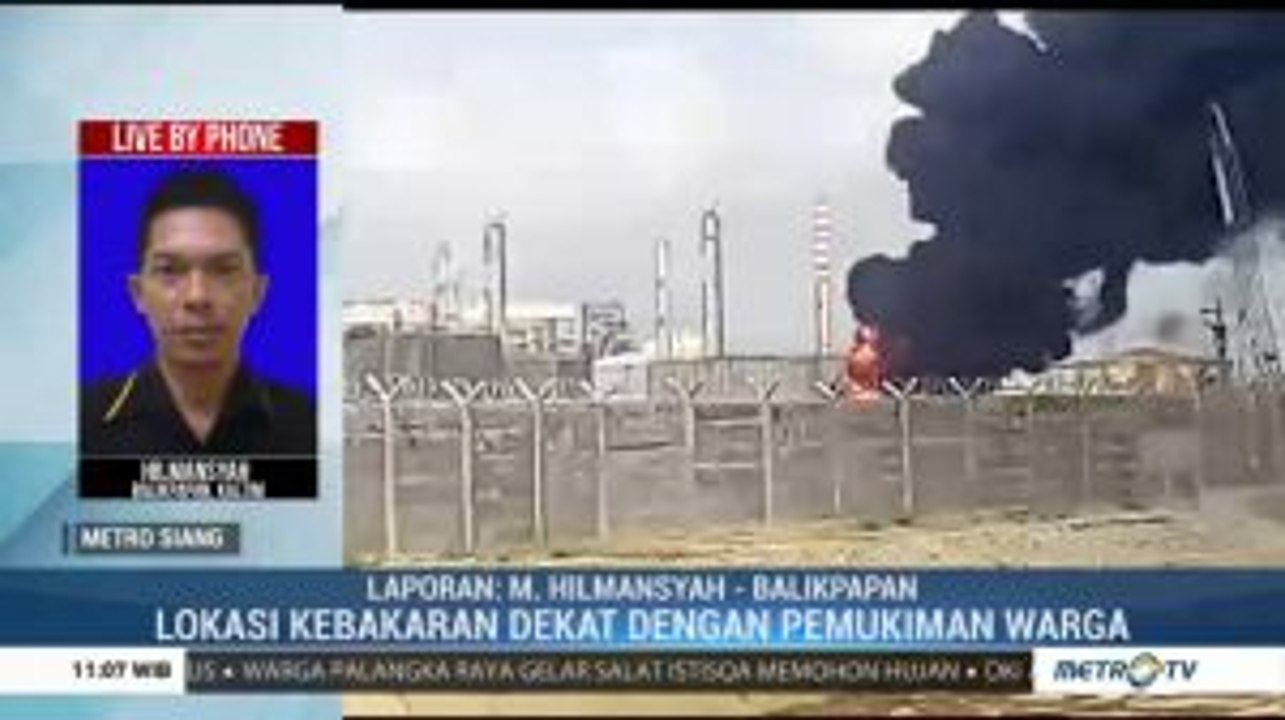 Warga Sekitar Diminta Waspada Kebakaran Kilang Pertamina