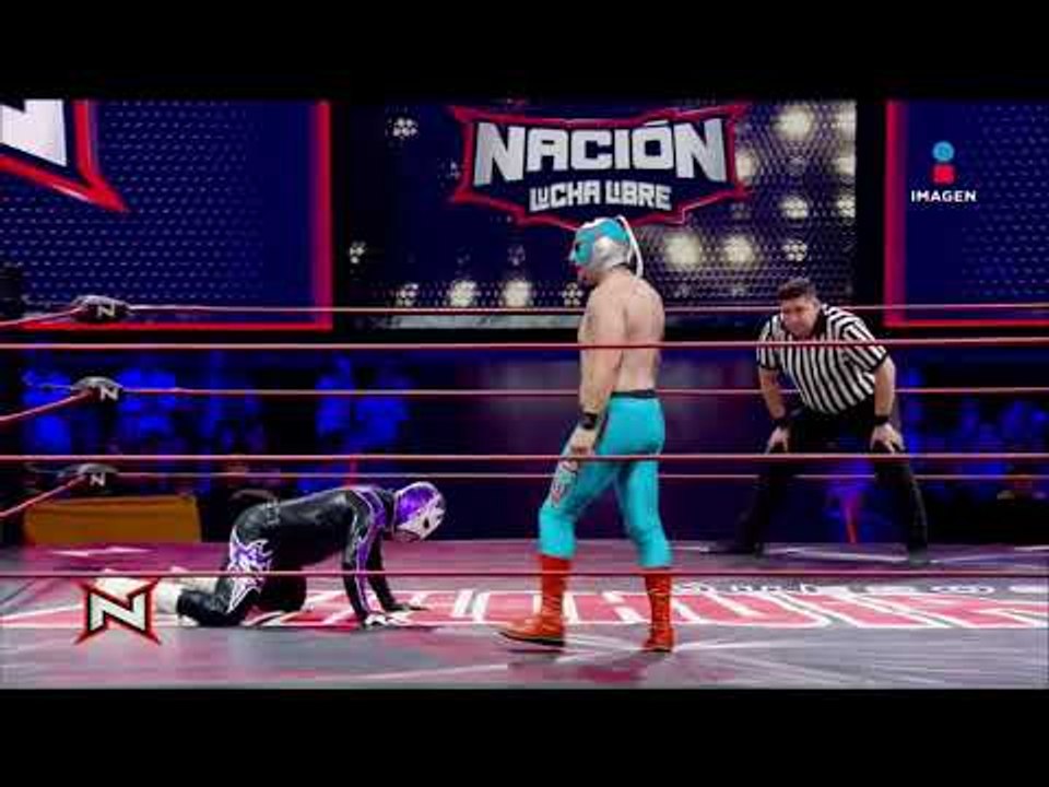 Lucha espectacular de Dual, Azrael y Batab El Guerrero | Nación Lucha Libre