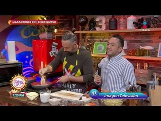 Cocina de solteros: Macarrones con choriqueso | Sale el Sol