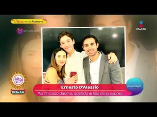 Ernesto D'Alessio confiesa si tuvo problemas para adoptar a su hijo | Sale el Sol