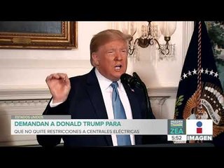 Coalición demanda al gobierno de Trump por su política de quitar restricciones | Francisco Zea