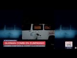 Incendian combi en Zumpango | Noticias con Ciro Gómez Leyva