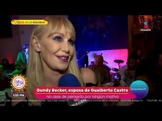 Viuda de Gualberto Castro organizó una bohemia en honor al cantante | Sale el Sol