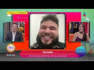 ¡Farruko pierde su peluquín en pleno show! | Sale el Sol