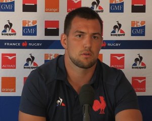 XV de France - Cros sur sa première sélection : "Heureux et fier"