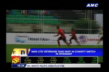 Man U vets play Myanmar charity match