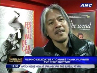 Actress Angeli Bayani back from Cannes