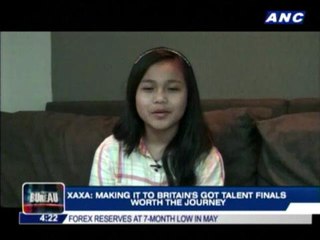 Xaxa happy to make it to Britain's Got Talent finals