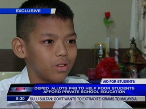 DepEd allots P4B to help poor students afford private school education