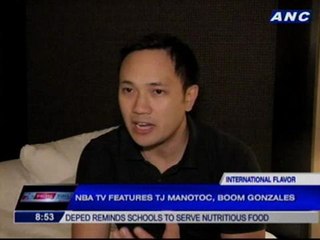 NBA TV features int'l commentators, ANC's TJ Manotoc & Boom Gonzalez