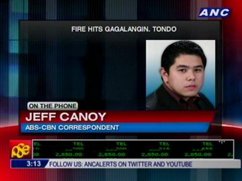 Fire hits Gagalangin, Tondo