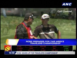 Justin Rose prepares for Traveler's championship