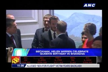 Beckham, Helen Mirren celebrate Queen's birthday